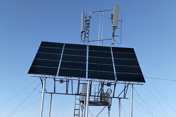 Telecom solar power system for base station sites